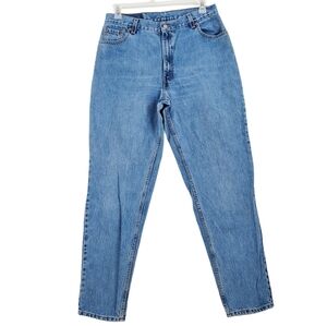 Vtg Levis 550 Blue Jean 16 Mis L 33x33 Hi Rise Relaxed Tapered Western 04/00 USA